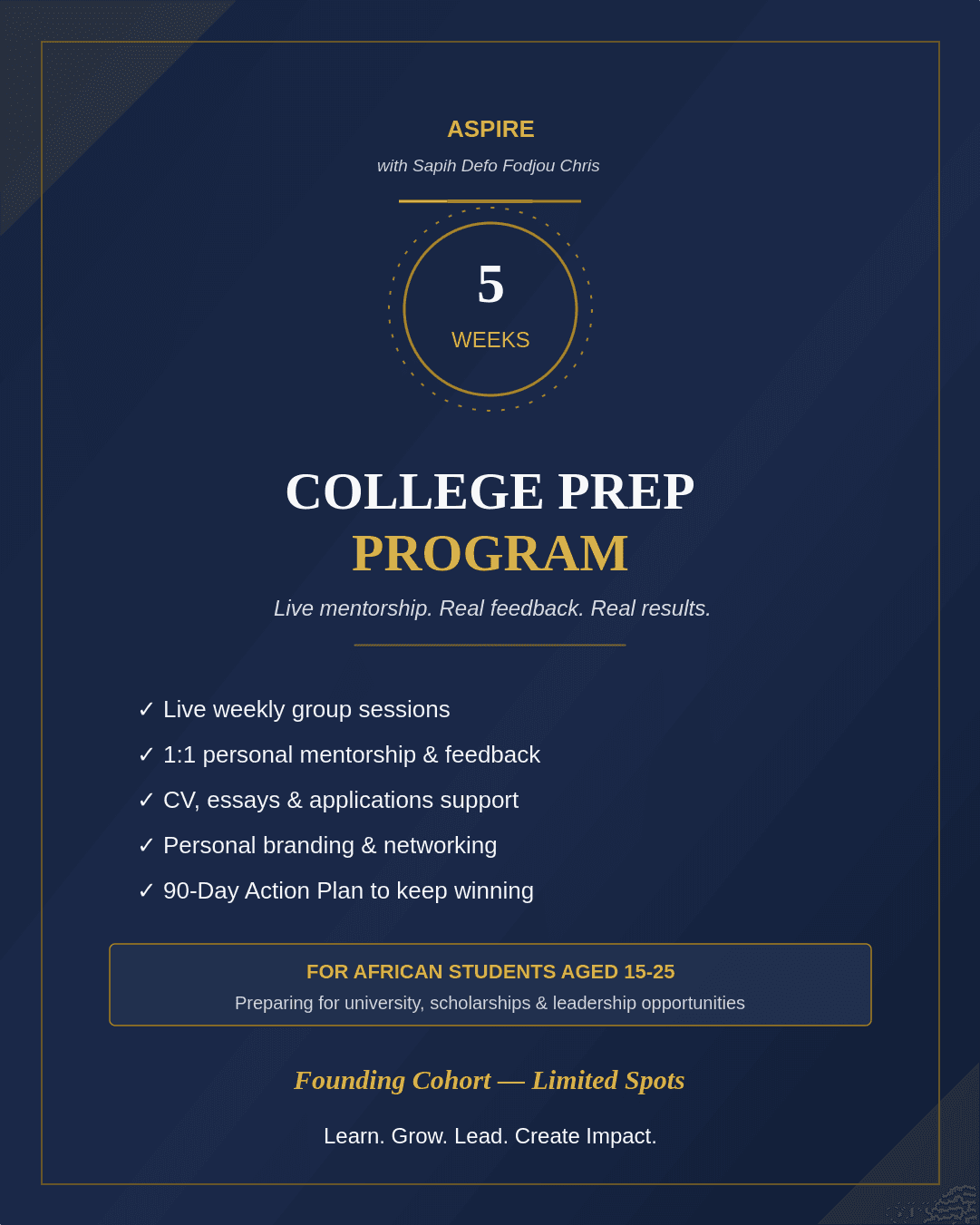 ASPIRE College Preparation Program — ASPIRE