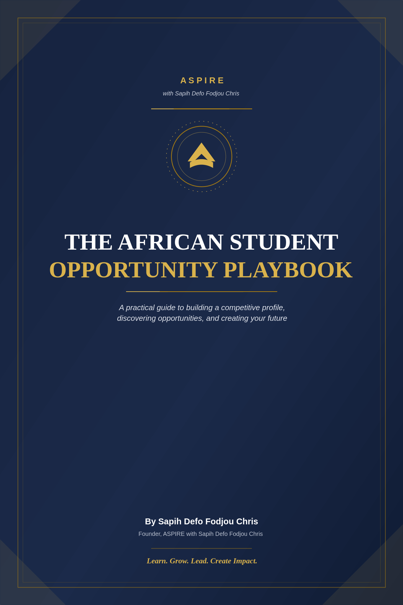 The African Student Opportunity Playbook