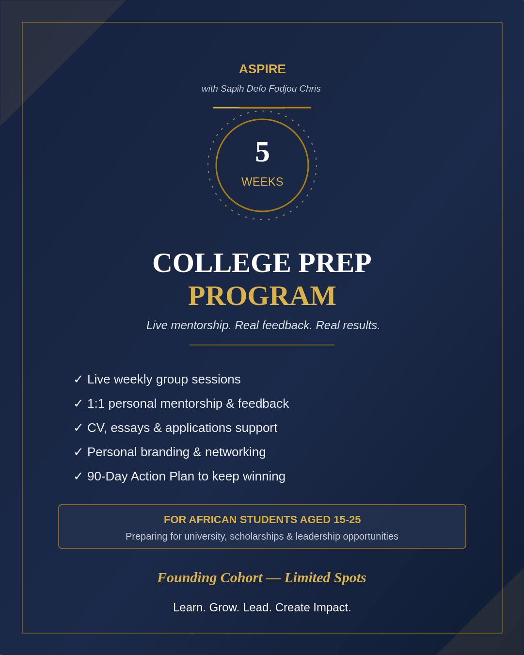 ASPIRE College Preparation Program