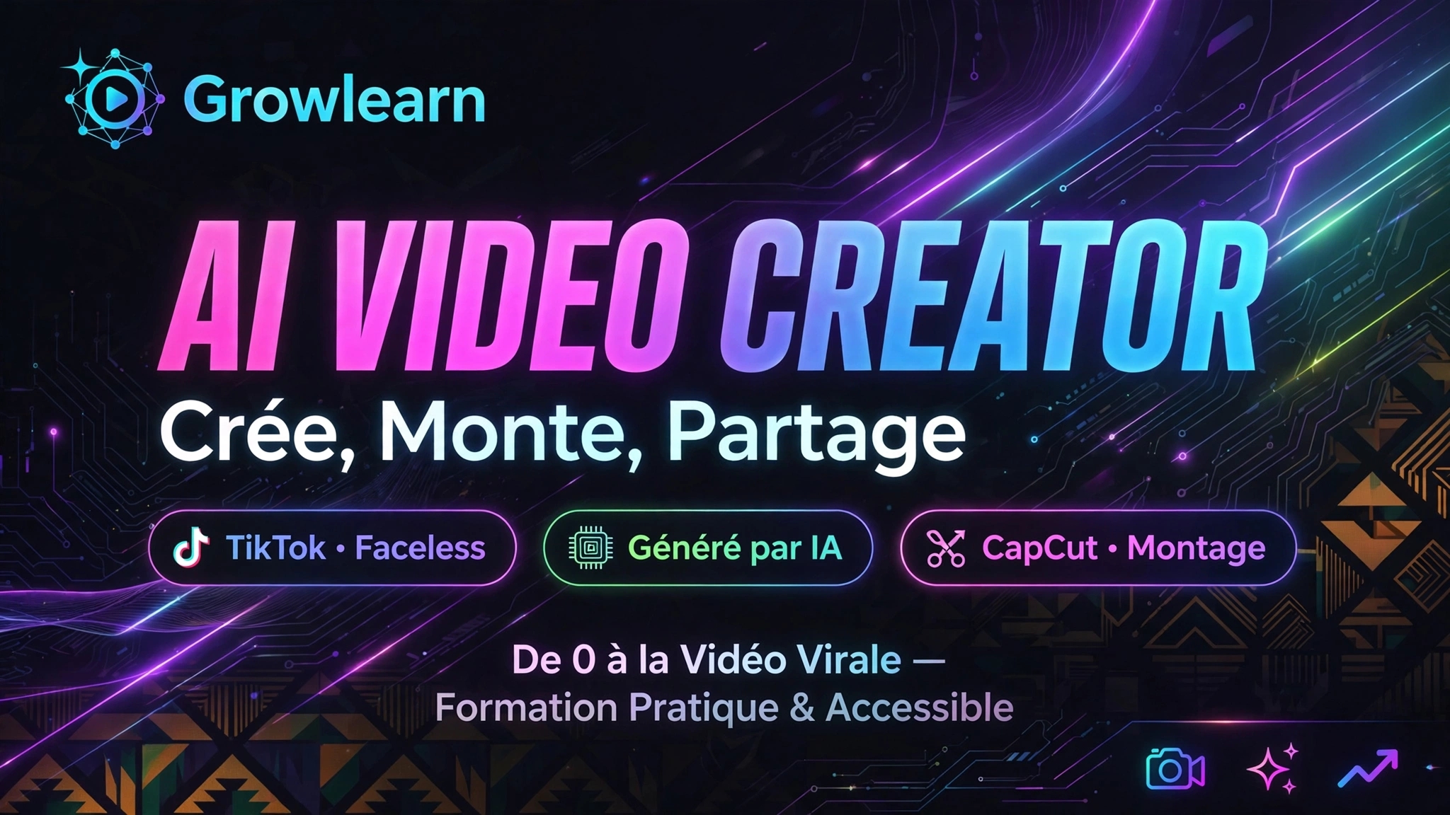 AI VIDEO CREATOR : Créer 300 Vidéos Virales Sans Montrer Ton Visage avec l'IA + CapCut