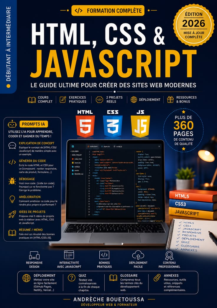 Apprendre HTML, CSS & JavaScript