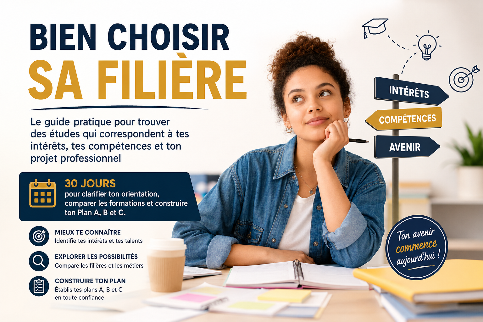 guide pratique pour trouver des études qui correspondent à tes intérêts, tes compétences et ton projet professionnel