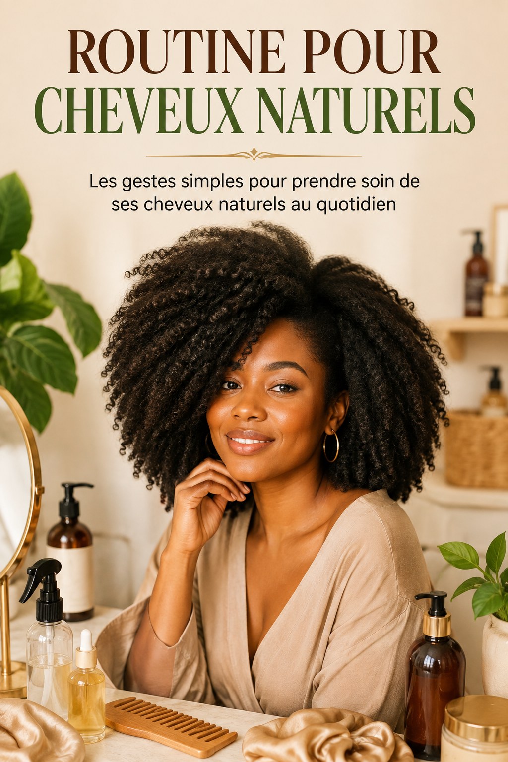 Une bonne routine pour cheveux naturels: Les gestes simples pour prendre soin de ses cheveux naturels au quotidien