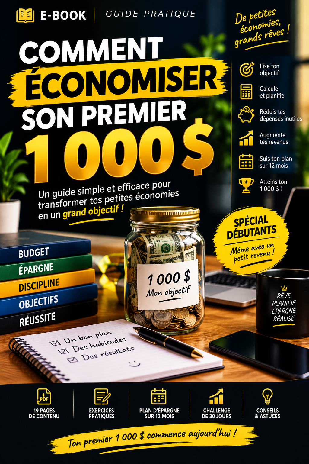 💰Comment économiser son premier 1000$💰