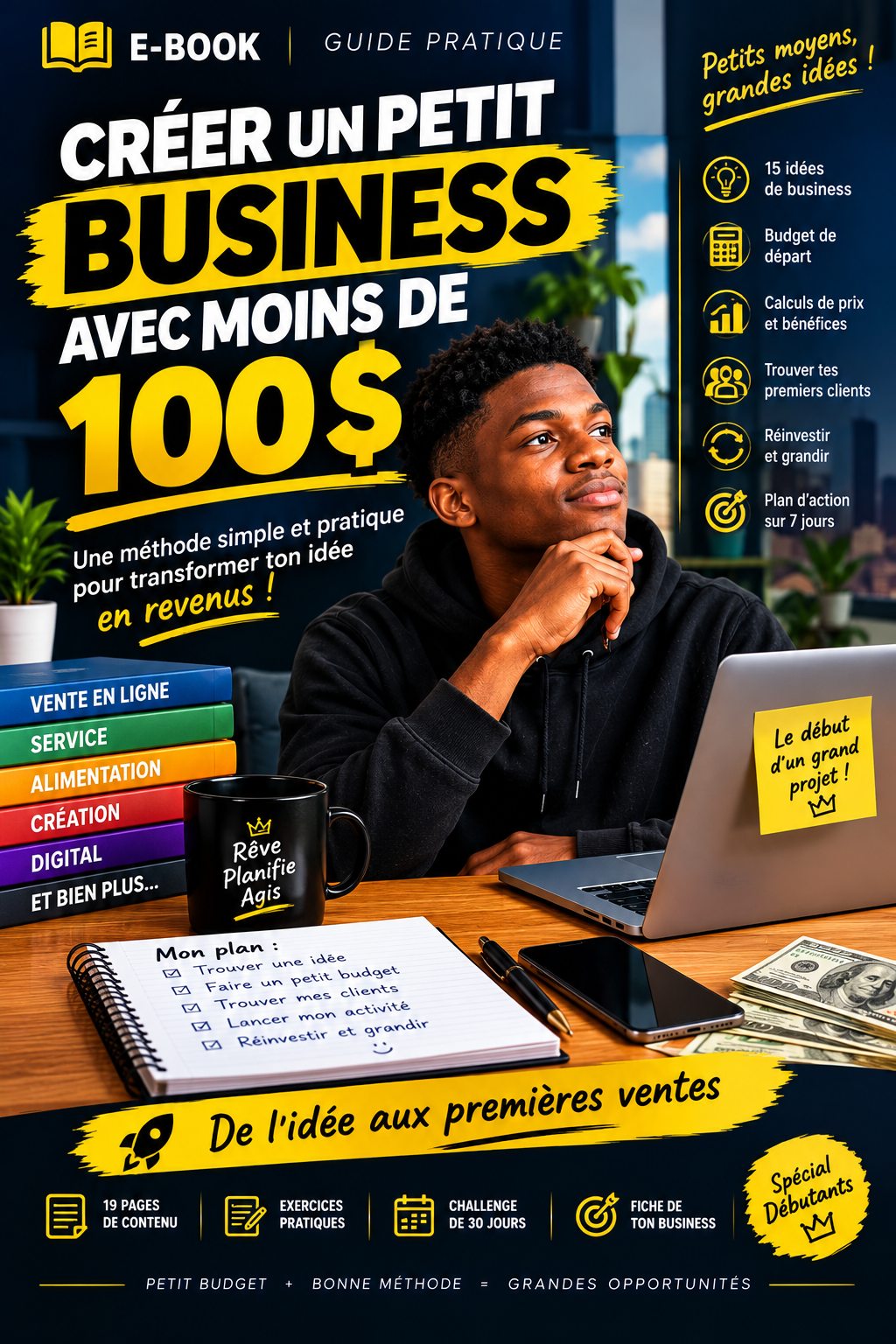 Crée un petit business avec moins de 100$