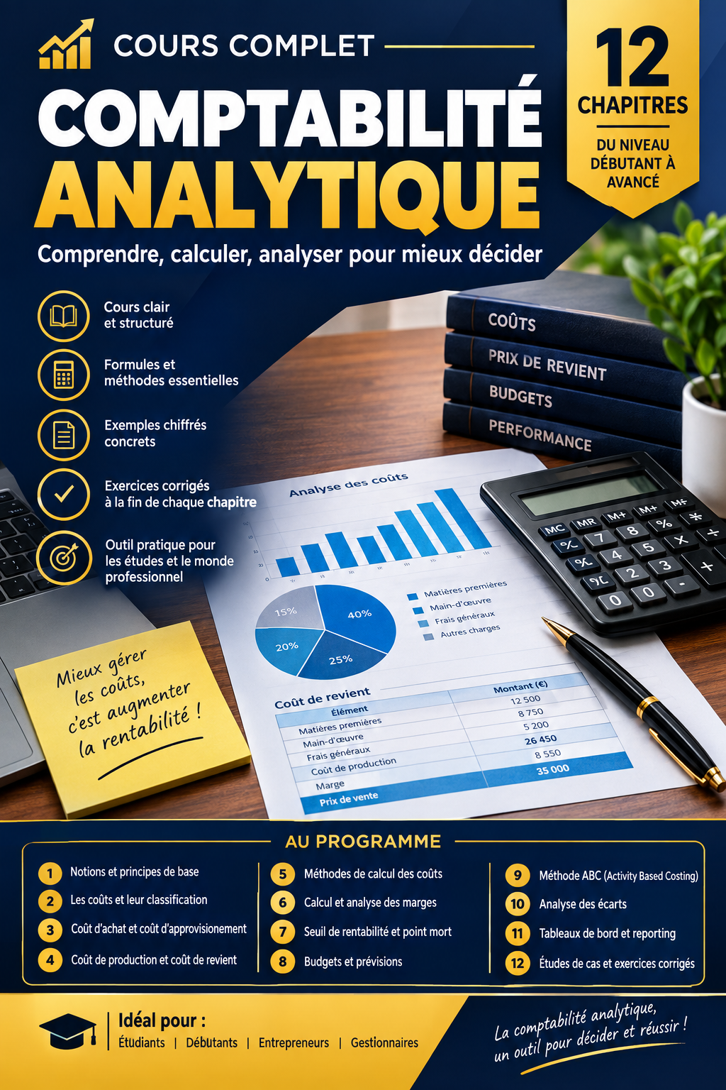 Cours complet sur la comptabilité analytique et général