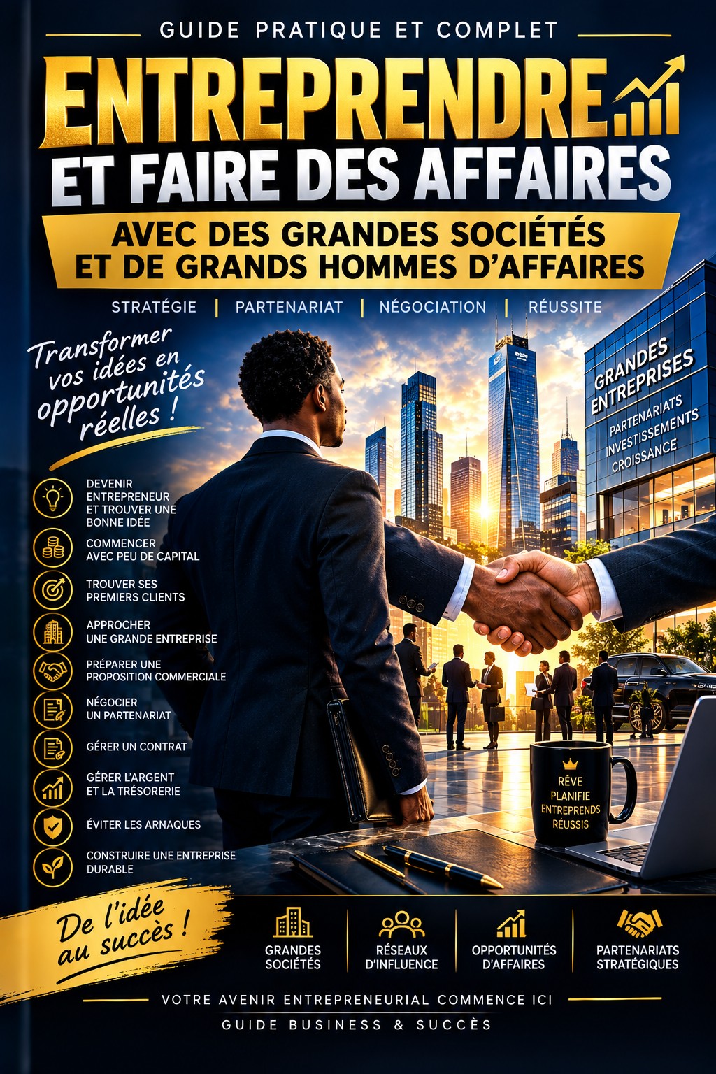 Comment être un bon entrepreneur et bien fait les affaires avec de grands personnalité