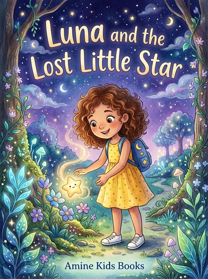 Luna and the Lost Little Star - Bedtime Story wBook for Kids