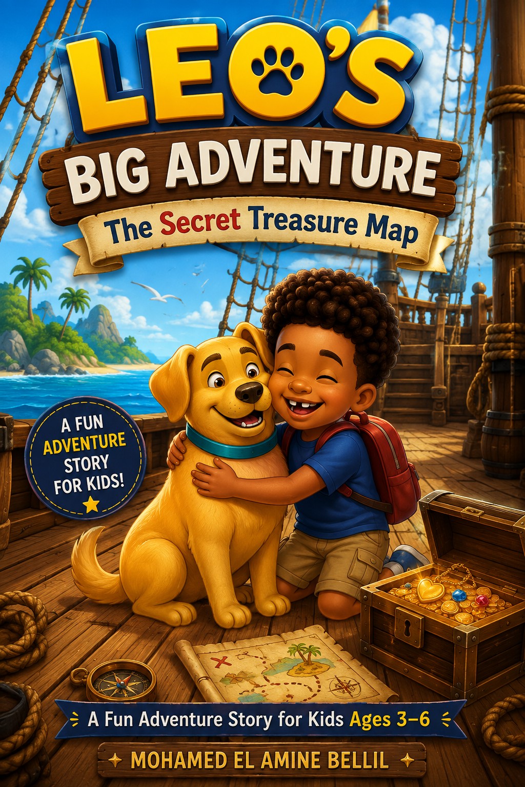 Leo’s Big Adventure: The Secret Treasure 🗺️ | Kids Adventure Storybook Ages 3–6
